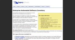 Desktop Screenshot of legacysoftware.co.uk