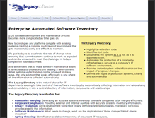 Tablet Screenshot of legacysoftware.co.uk